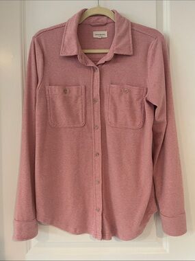 Thread & Supply Dusty Rose Striped Button-Up Shirt